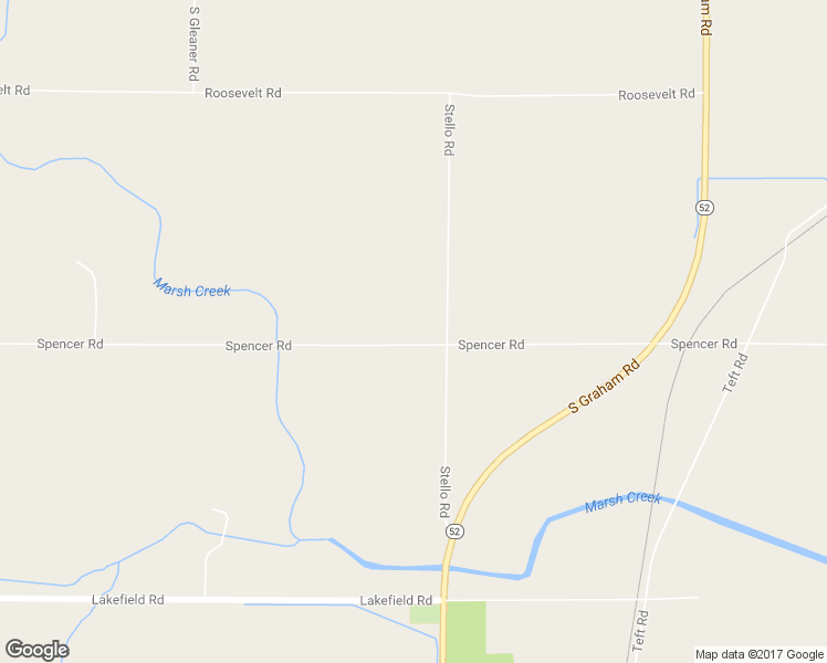 map of restaurants, bars, coffee shops, grocery stores, and more near 11600 Spencer Road in Saginaw