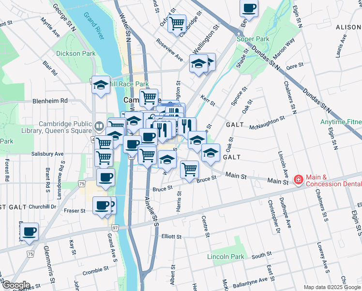 151 Main Street, Cambridge ON Walk Score