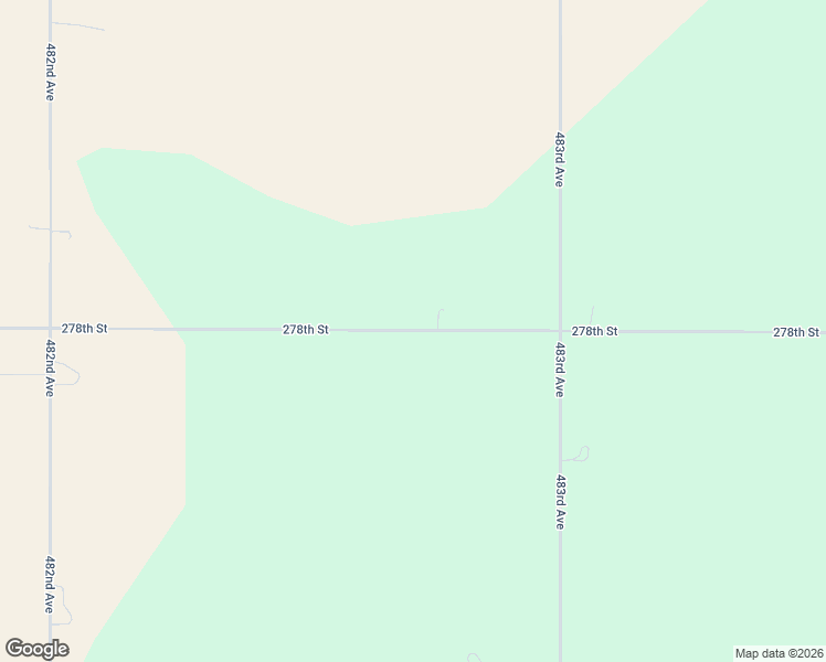 map of restaurants, bars, coffee shops, grocery stores, and more near 48268 278th Street in Canton