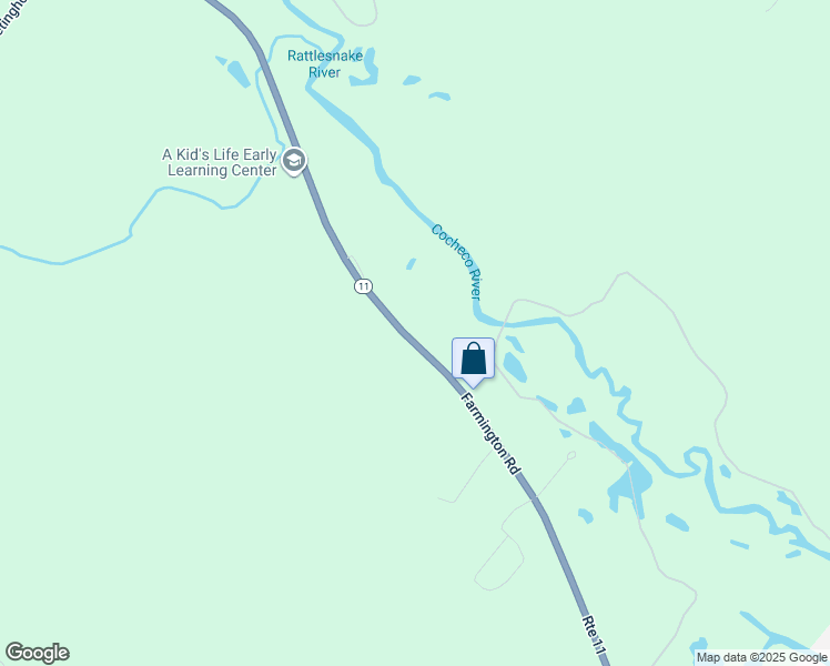 map of restaurants, bars, coffee shops, grocery stores, and more near 233 New Hampshire 11 in Farmington