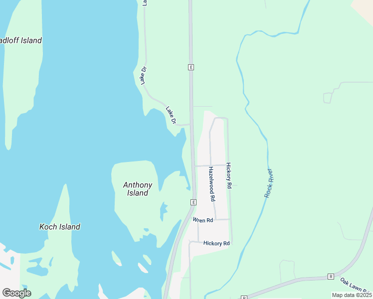 map of restaurants, bars, coffee shops, grocery stores, and more near N4579 County Road E in Hustisford