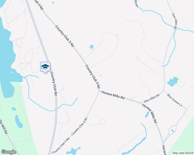 map of restaurants, bars, coffee shops, grocery stores, and more near 255 Country Club 3 Road in Sanford