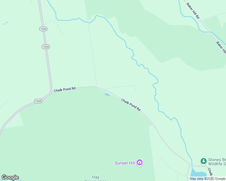 map of restaurants, bars, coffee shops, grocery stores, and more near 91 Chalk Pond Road in Newbury