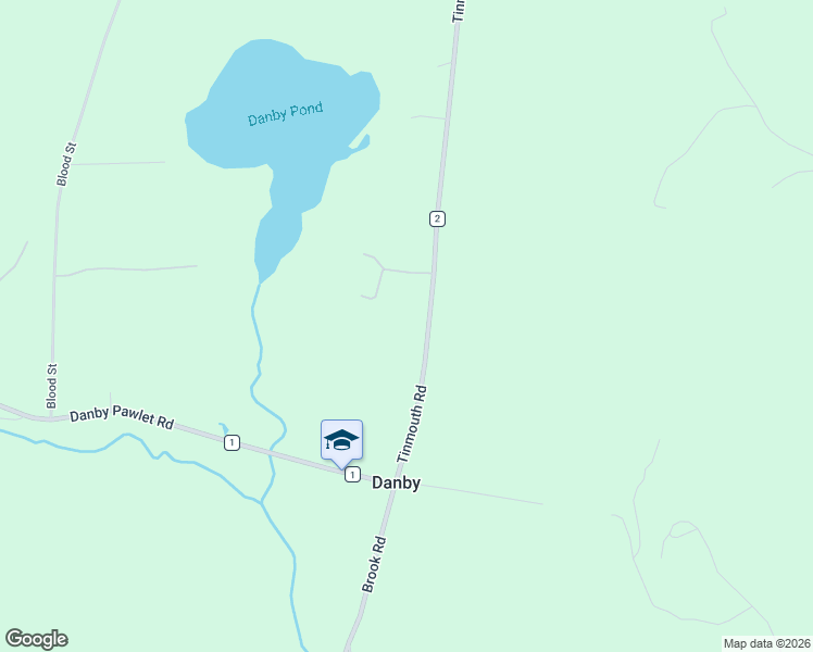 map of restaurants, bars, coffee shops, grocery stores, and more near 335 Tinmouth Road in Danby