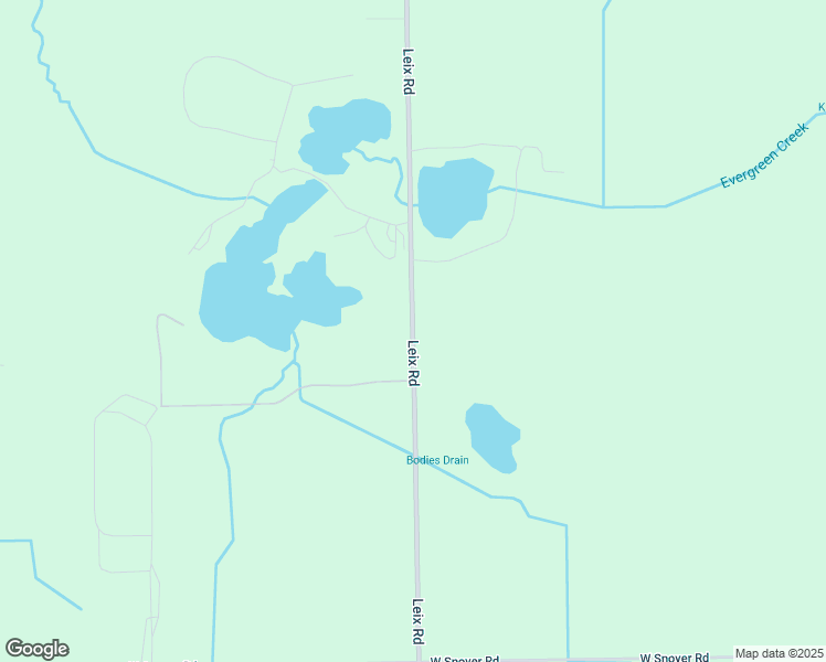 map of restaurants, bars, coffee shops, grocery stores, and more near Leix Road in Mayville