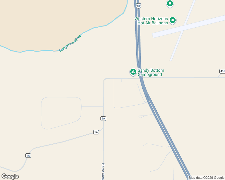 map of restaurants, bars, coffee shops, grocery stores, and more near 13297 North Angostura Road in Hot Springs