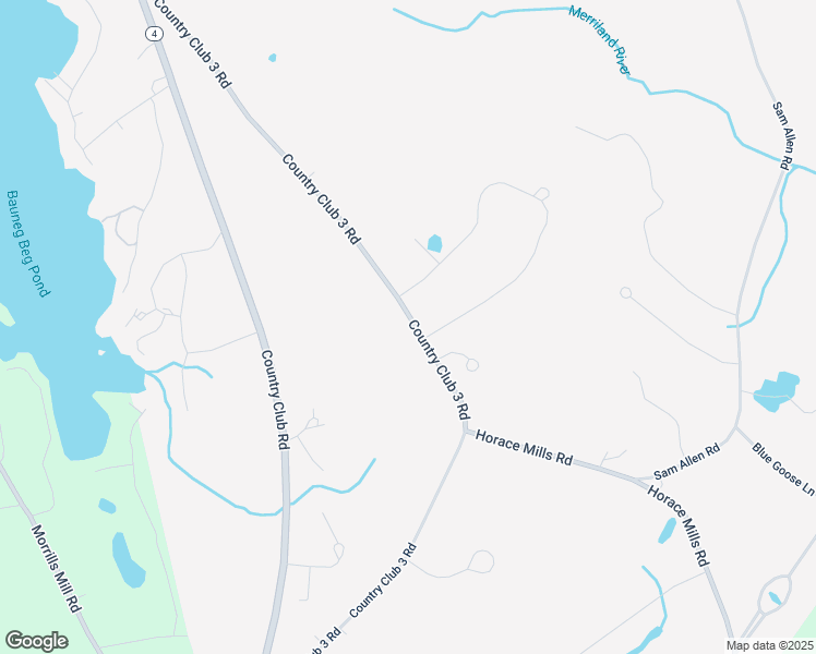 map of restaurants, bars, coffee shops, grocery stores, and more near 207 Country Club 3 Road in Sanford