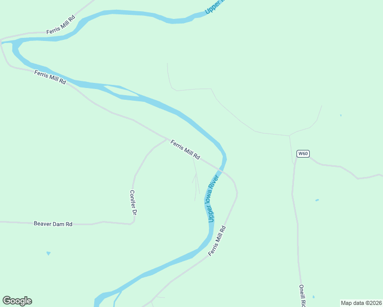 map of restaurants, bars, coffee shops, grocery stores, and more near 2005 Ferris Mill Road in Decorah