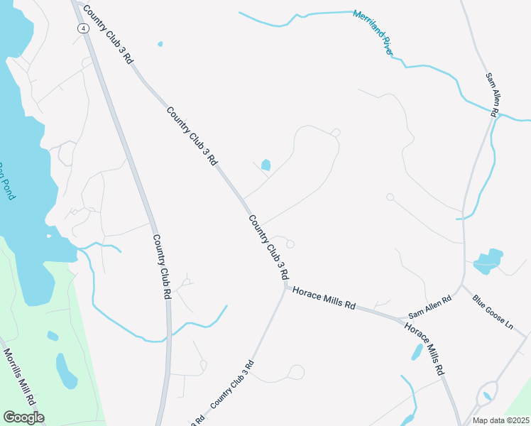 map of restaurants, bars, coffee shops, grocery stores, and more near 207 Country Club 3 Road in Sanford