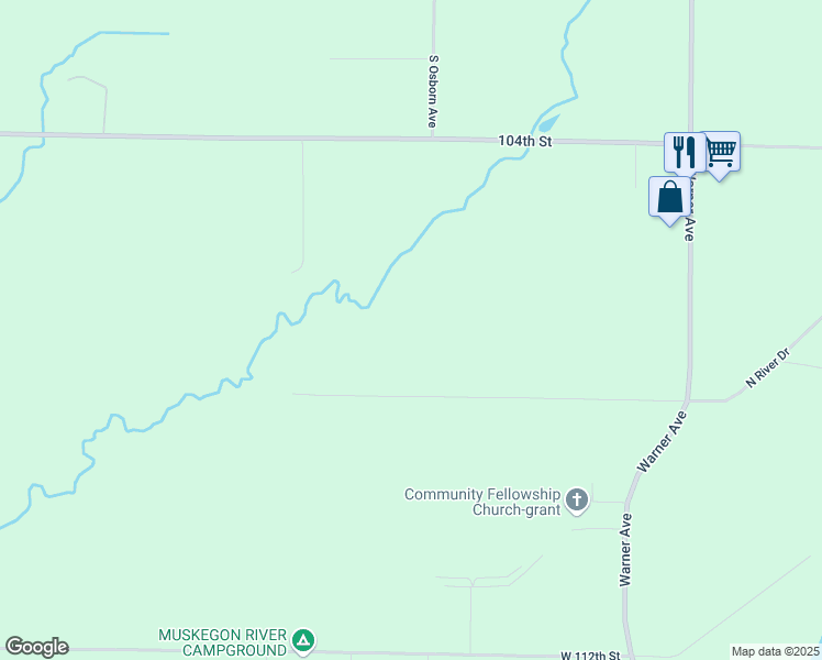 map of restaurants, bars, coffee shops, grocery stores, and more near 6097 West 108th Street in Fremont