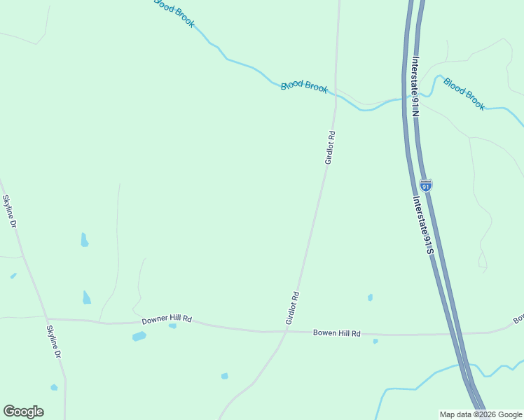 map of restaurants, bars, coffee shops, grocery stores, and more near 248 Girdlot Road in Weathersfield