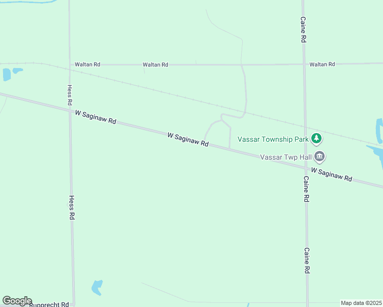map of restaurants, bars, coffee shops, grocery stores, and more near 4751 West Saginaw Road in Vassar
