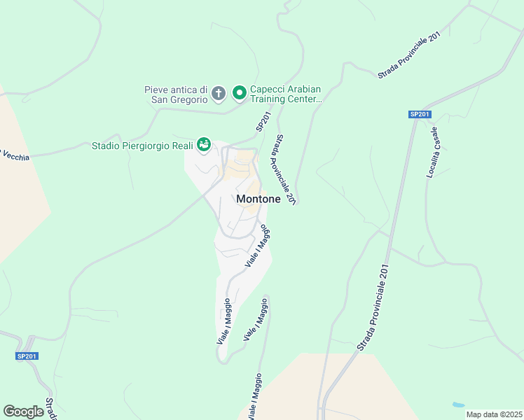 map of restaurants, bars, coffee shops, grocery stores, and more near 1 Via dei Magistrati in Montone