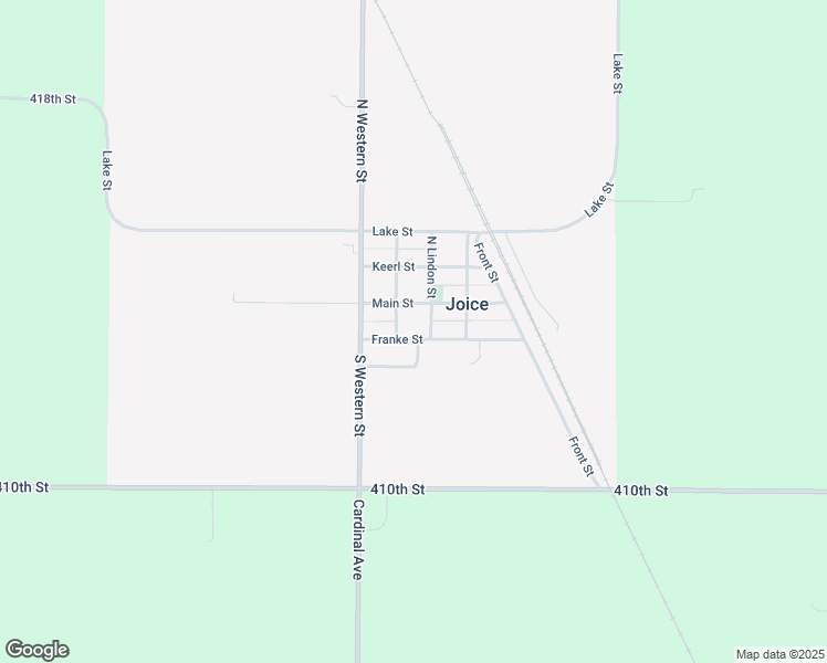 map of restaurants, bars, coffee shops, grocery stores, and more near 305 Franke Street in Joice