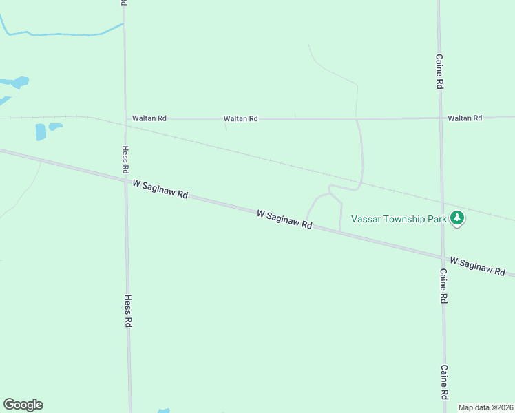 map of restaurants, bars, coffee shops, grocery stores, and more near 4751 West Saginaw Road in Vassar