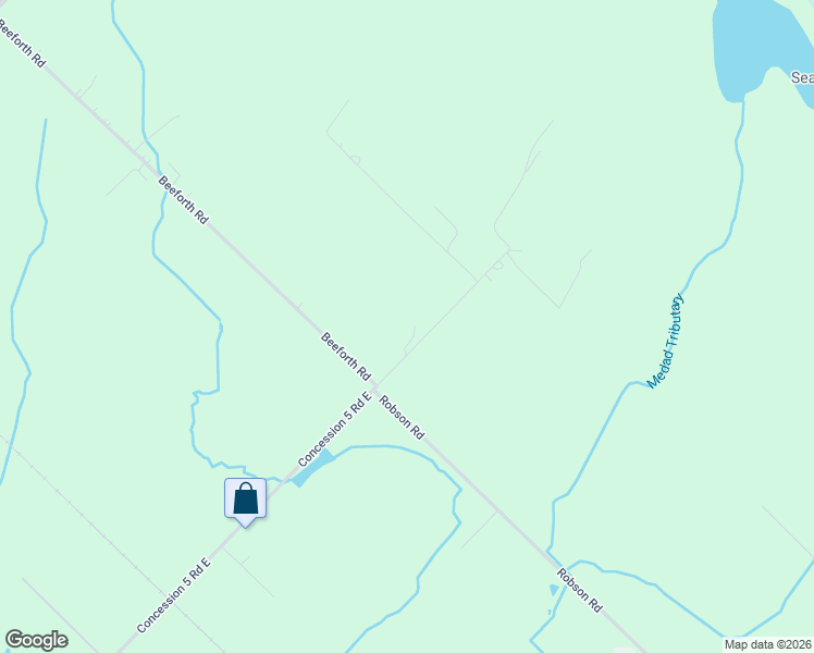 map of restaurants, bars, coffee shops, grocery stores, and more near 450-474 Concession 5 Rd E in Hamilton