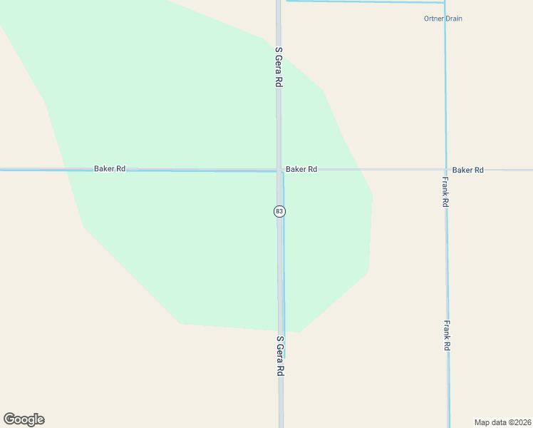 map of restaurants, bars, coffee shops, grocery stores, and more near 4080 South Gera Road in Frankenmuth
