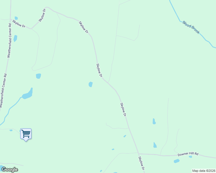 map of restaurants, bars, coffee shops, grocery stores, and more near 1618 Skyline Drive in Weathersfield