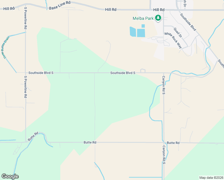 map of restaurants, bars, coffee shops, grocery stores, and more near 7249 Hove Road in Melba