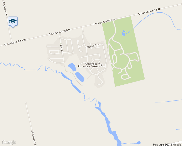 map of restaurants, bars, coffee shops, grocery stores, and more near 162 Glenariff Drive in Hamilton