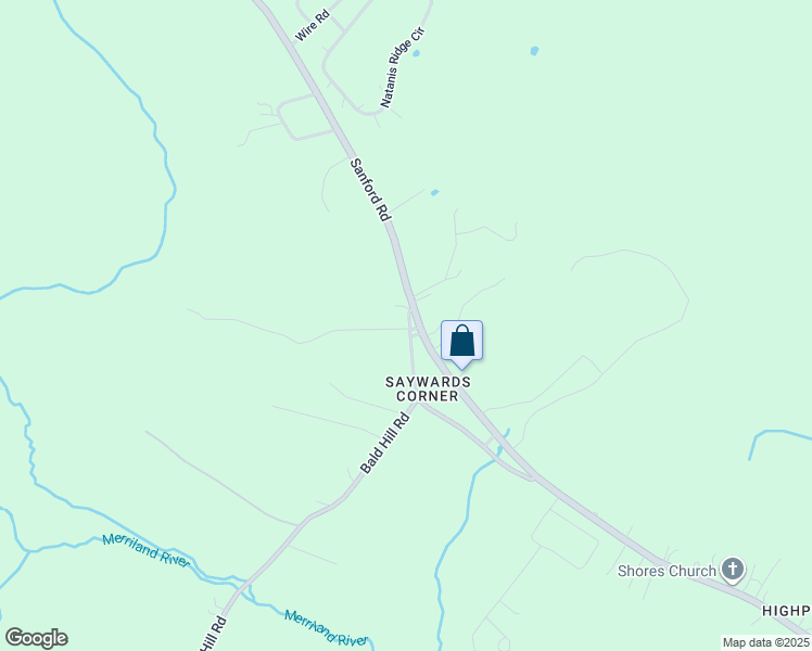 map of restaurants, bars, coffee shops, grocery stores, and more near 168 High Pine Loop Road in Wells