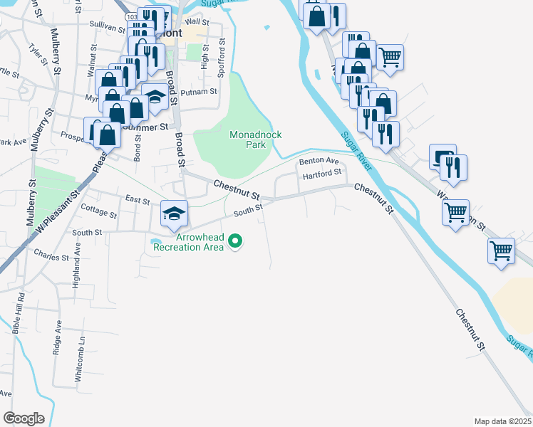 185 South Street, Claremont NH Walk Score