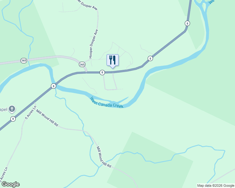 map of restaurants, bars, coffee shops, grocery stores, and more near 150 Coleman Drive in Cold Brook