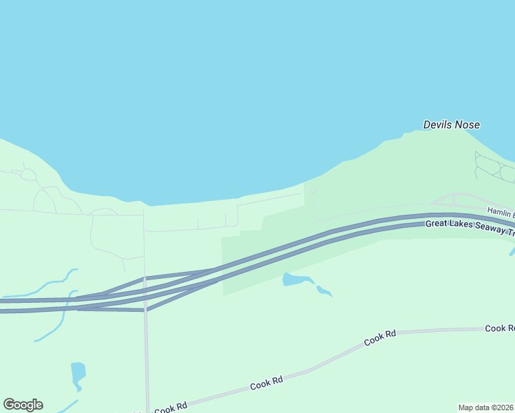 map of restaurants, bars, coffee shops, grocery stores, and more near 9577 Beachwood Park Road in Hamlin