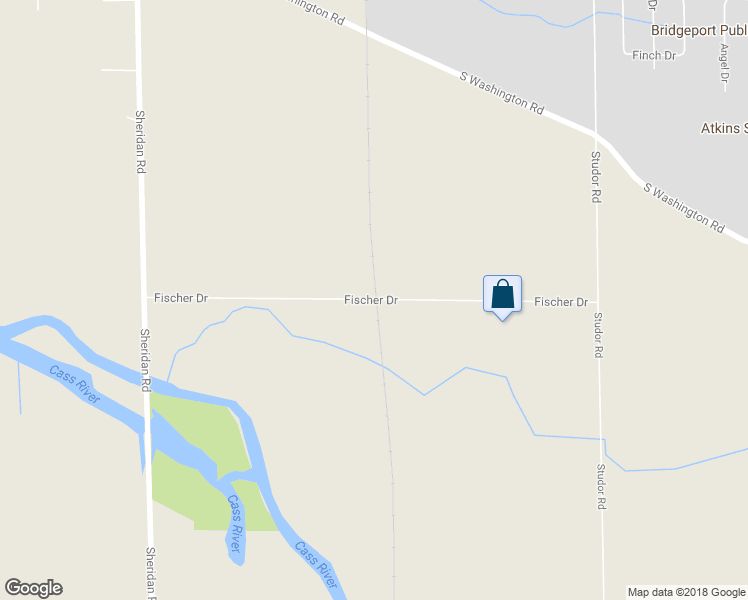 map of restaurants, bars, coffee shops, grocery stores, and more near 1524 Fischer Drive in Saginaw