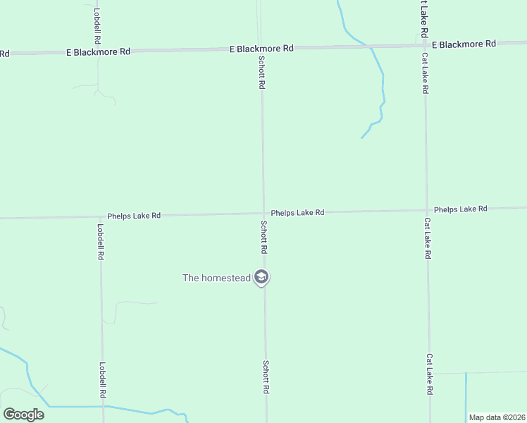 map of restaurants, bars, coffee shops, grocery stores, and more near 4998 Schott Road in Mayville