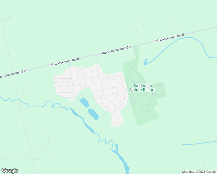 map of restaurants, bars, coffee shops, grocery stores, and more near 154 Gracehill Crescent in Hamilton