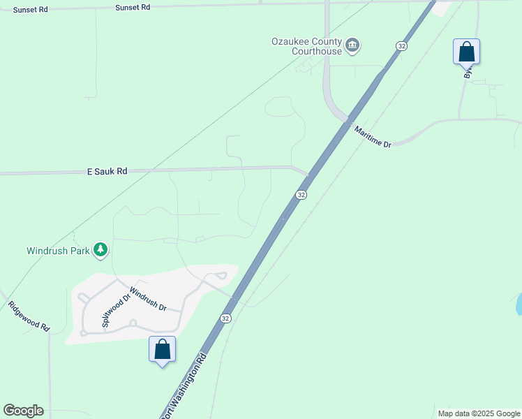 map of restaurants, bars, coffee shops, grocery stores, and more near New Port Vista Drive in Grafton