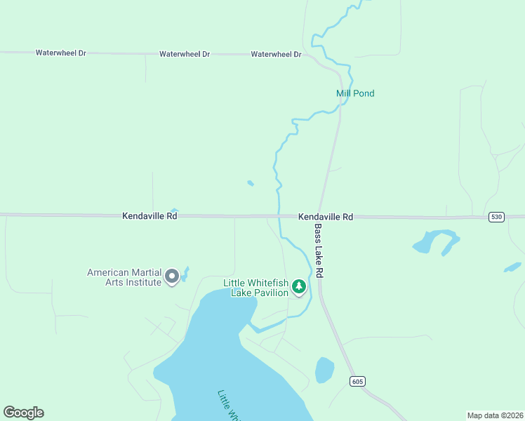 map of restaurants, bars, coffee shops, grocery stores, and more near 22726 Kendaville Road in Pierson