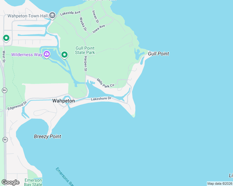 map of restaurants, bars, coffee shops, grocery stores, and more near 1622-2316 Lakeshore Dr in Milford