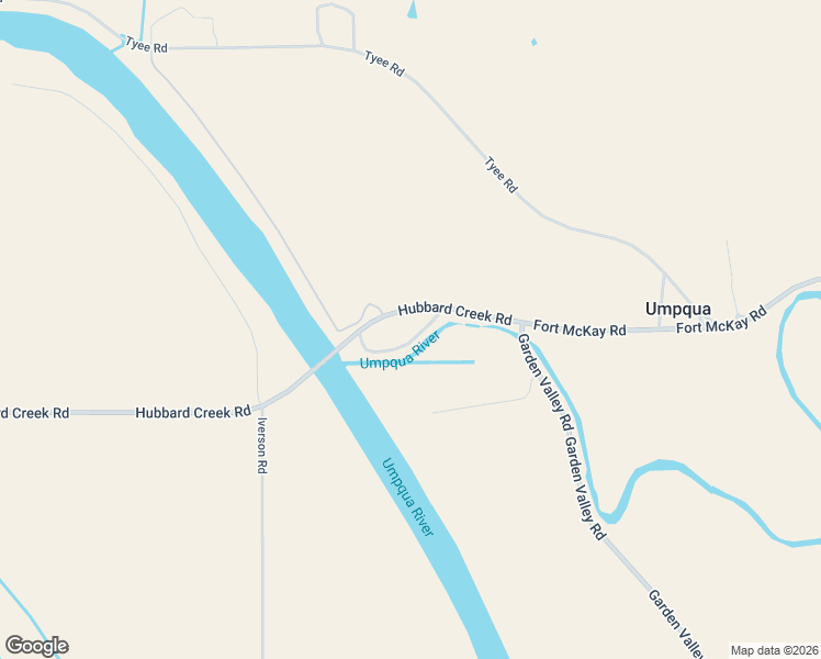 map of restaurants, bars, coffee shops, grocery stores, and more near 278 Hubbard Creek Road in Umpqua