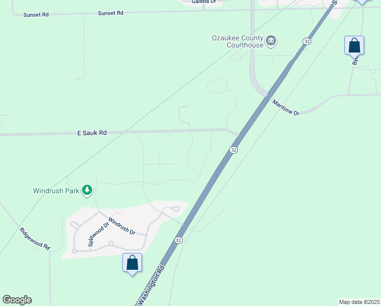 map of restaurants, bars, coffee shops, grocery stores, and more near 1605 High Bluff Road in Grafton