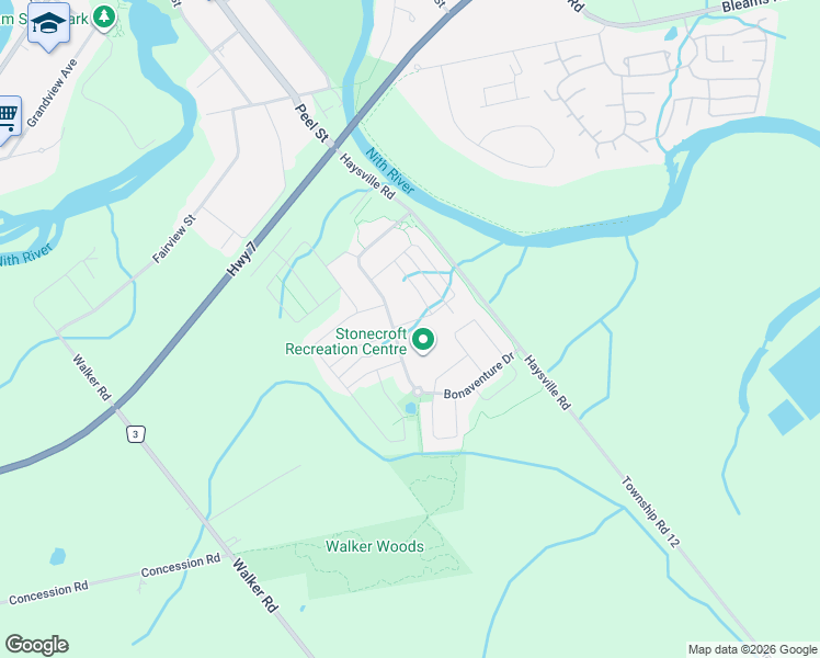map of restaurants, bars, coffee shops, grocery stores, and more near 156 Devonshire Drive in Wilmot