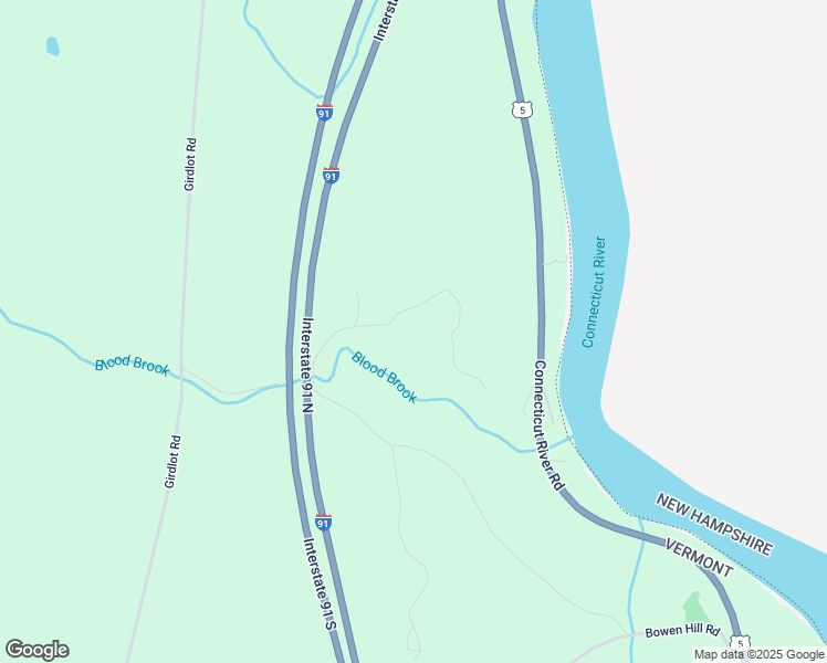 map of restaurants, bars, coffee shops, grocery stores, and more near 1079 Roberts Road in Weathersfield