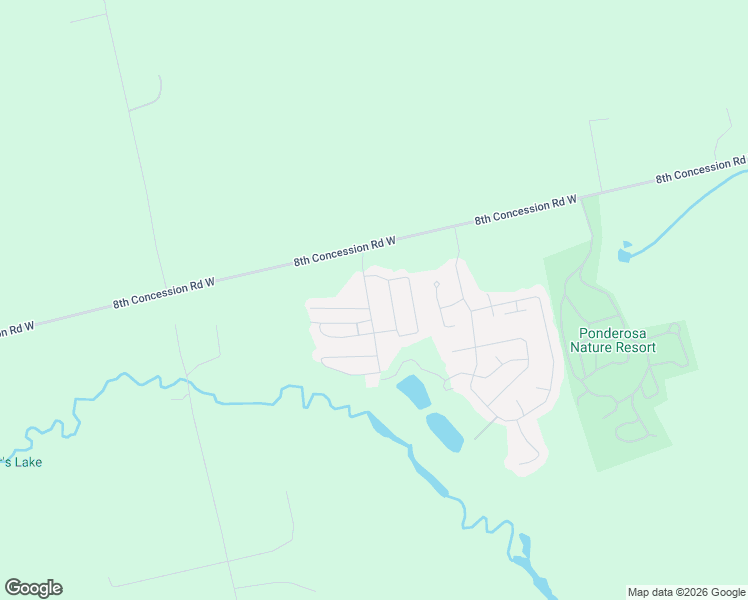 map of restaurants, bars, coffee shops, grocery stores, and more near 77 Park Lane in Hamilton
