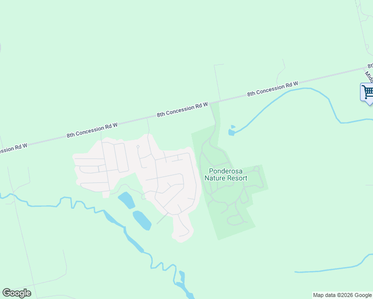 map of restaurants, bars, coffee shops, grocery stores, and more near 230 Glenariff Drive in Hamilton