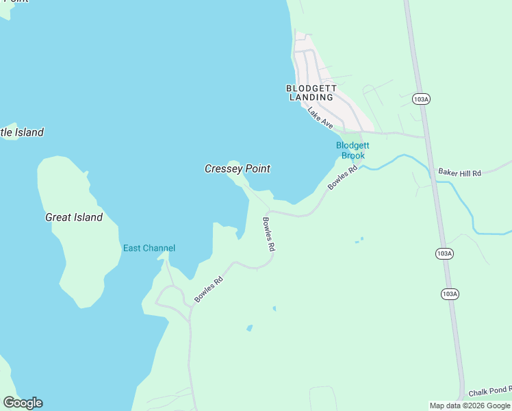 map of restaurants, bars, coffee shops, grocery stores, and more near 294 Bowles Road in Newbury