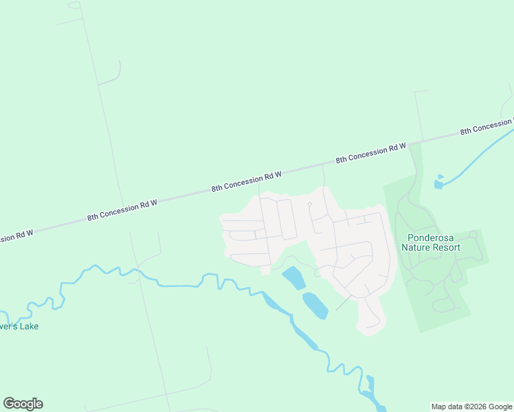 map of restaurants, bars, coffee shops, grocery stores, and more near 84 Park Lane in Hamilton