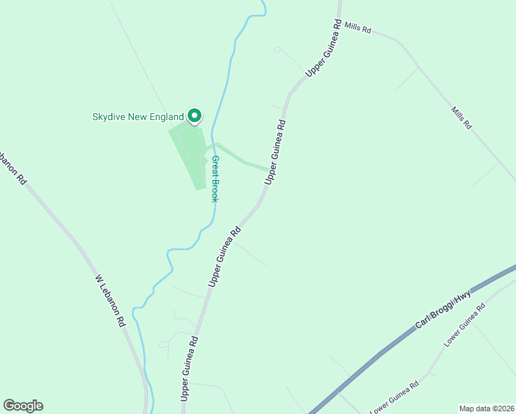 map of restaurants, bars, coffee shops, grocery stores, and more near 588 Upper Guinea Road in Lebanon