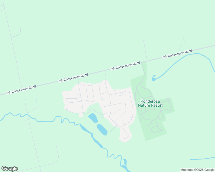 map of restaurants, bars, coffee shops, grocery stores, and more near 107 Glenariff Drive in Hamilton
