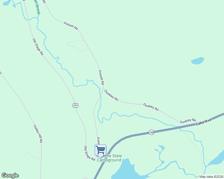 map of restaurants, bars, coffee shops, grocery stores, and more near 7 Dunkley Road in Lake Luzerne