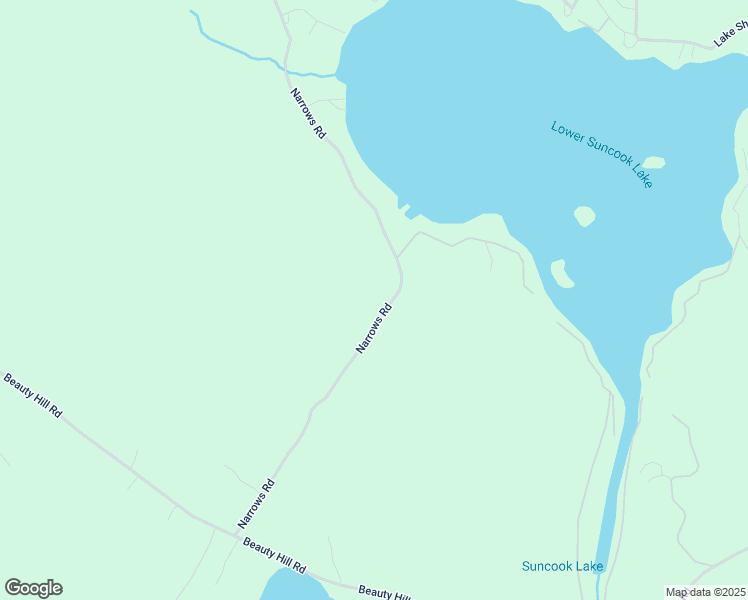 map of restaurants, bars, coffee shops, grocery stores, and more near 128 Narrows Road in Barnstead