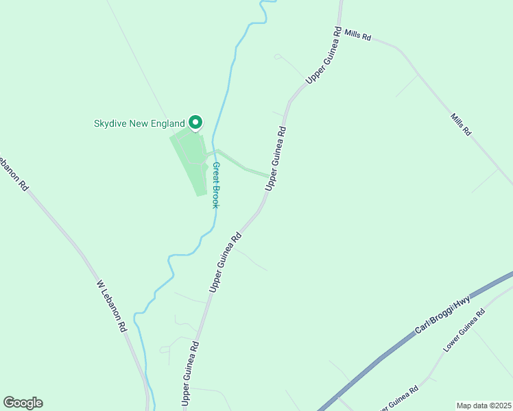 map of restaurants, bars, coffee shops, grocery stores, and more near 583 Upper Guinea Road in Lebanon
