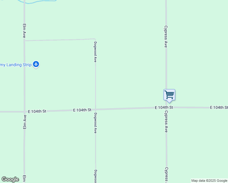 map of restaurants, bars, coffee shops, grocery stores, and more near 6961 East 104th Street in Howard City