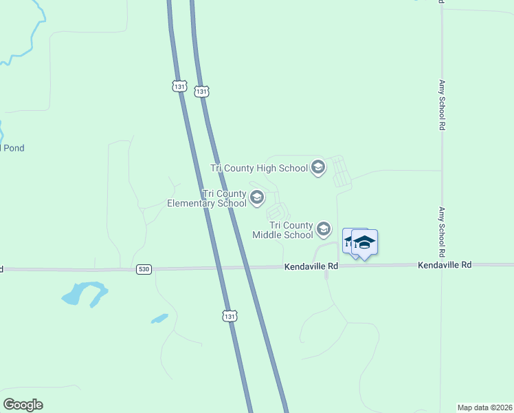 map of restaurants, bars, coffee shops, grocery stores, and more near in Howard City
