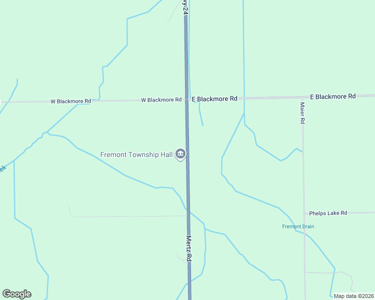 map of restaurants, bars, coffee shops, grocery stores, and more near 4765 Mertz Road in Mayville
